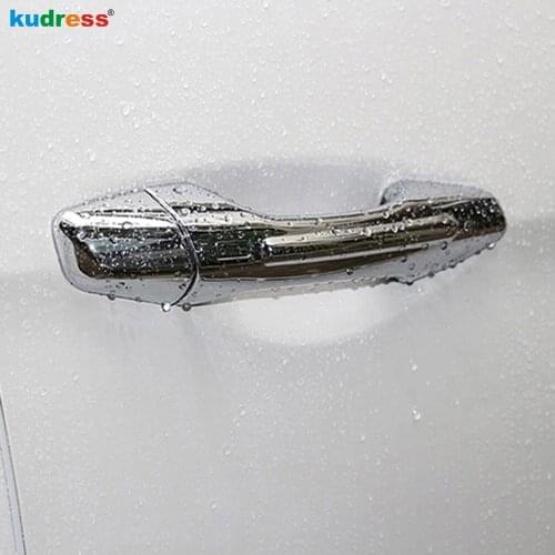 For Hyundai Santa Fe IX45 SUV 2013 2014 2015 ABS Chrome Side Door Handle Cover Trim Decoration Frame Trims Car Styling LHD