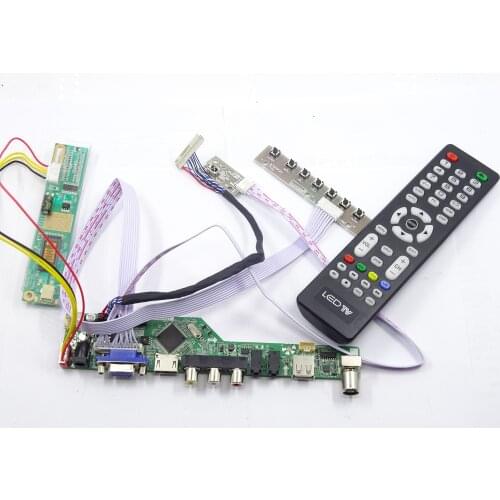 For LP154W01 panel AV TV HDMI 15.4" LCD LED 1280X800 1 CCFL lamps VGA AUDIO driver Controller Board display kit screen