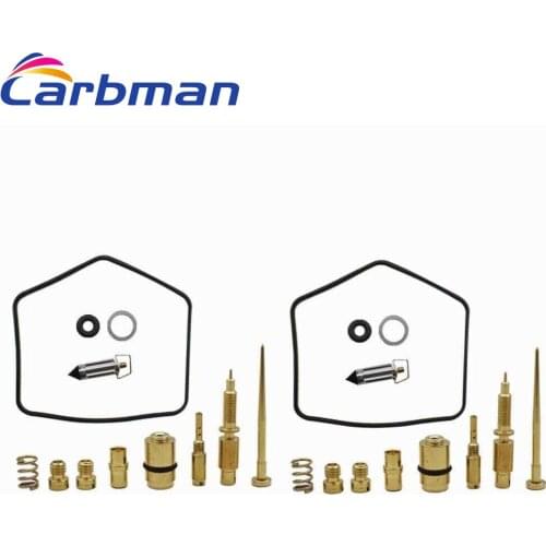 Carbman Carburetor Repair Kit For Set of 2 - CB360 CJ360T CL360 Jets Gaskets Motorcycl Accessories Replacement Parts