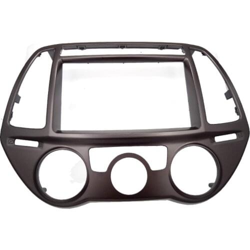 For HYUNDAI I-20 i20 i 20 Double Din Radio CD DVD Audio Panel Dash Mount Trim Refitting Kit Fascia Face Surround Frame Bezel