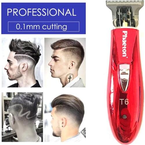 Professional Precision Hair Clipper Electric Hair Trimmer Stainless steel 0.1mm Cutting Baldhead Shaving Machine Barber Tool