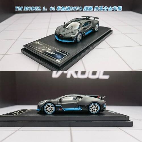 TM 1/64 Bugatti DIVO Car Model Simulation Alloy