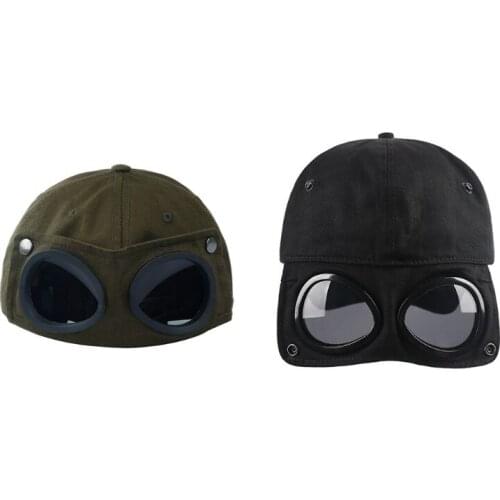 Fashion Wild Students Pilot Glasses Duck Hat Men Women Street Trend Baseball Cap