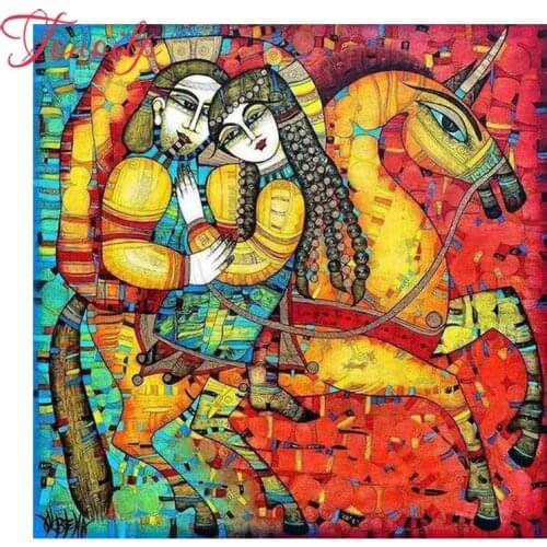 TOUOILP 5D Unicorn couple 5d diamond painting crystal Painting diamonds decorative diy spuare&round diamond embroidery kits