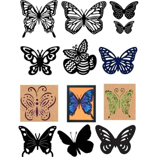 2020 new Butterfly Animal New Metal Cutting Dies for Card Making Dies Scrapbooking DIY Paper Craft Dies Embossing Die Cut