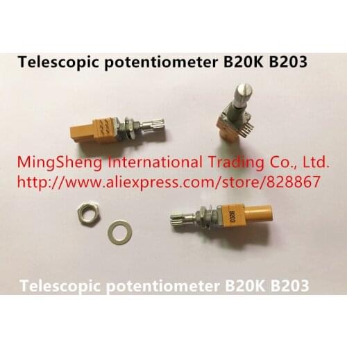 Original new 100% table telescopic potentiometer B20K B203 (SWITCH)
