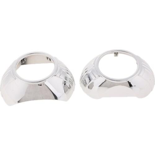 Pair 3.0 Inch HID Bi-Xenon Projector Lens Headlights Shroud Car Headlight Retrofit For Ford S-MAX