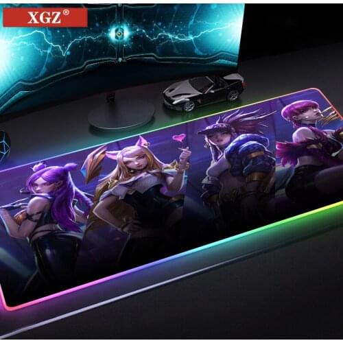 Rubber Pad with Backlit Gaming CSGO LOL Large Table Pad 90x40 Razor RGB Mouse Game Accessories Computer Gamer Big Mouse Pad Cs
