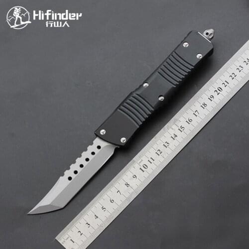 Hifinder Edition Dalong D2 Blade Aluminum Handle Outdoor Hiking Survival EDC Camping Hunting Outdoor Kitchen Tool Key Utility