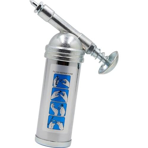Mini Multi Grease Gun Single Hand Pump Operation Tool Hose High Pressure Oiler Bicycle Motorbike Gears Capacity 80CC 1000PSI