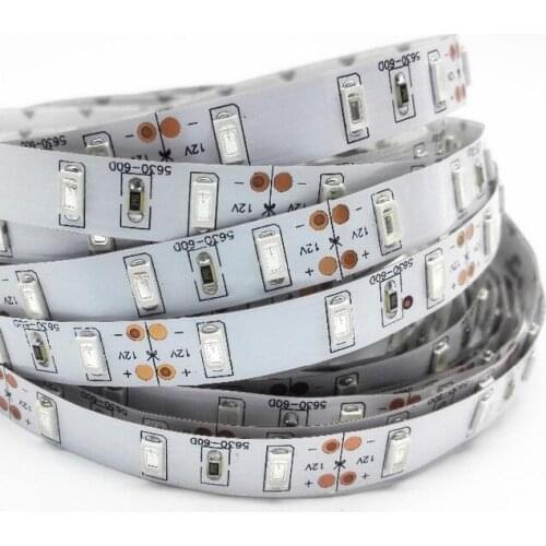 LED strip 5730 SMD,DC12V 60LED/m 5m/lot,No-waterproof,New LED strip light 5730 Bright than 5630 / 5050,White,Warm White