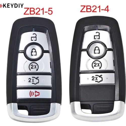 KEYDIY Universal Smart Key ZB21-4 / ZB21-5 for KD-X2 KD900 Mini KD Car Key Remote Replacement Fit More than 2000 Models