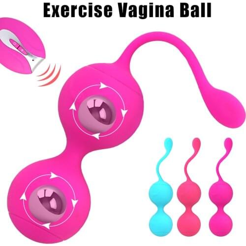 Kegel Vaginal Ball G Spot Vibrator Wireless Control Tighten Ben Wa Balls Vagina Muscle Trainer Sex Toy for Women 10 Speed