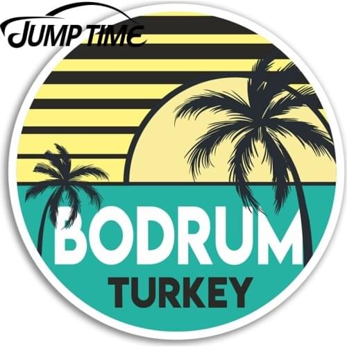 Jump Time for Bodrum Vinyl Stickers Turkey Fun Travel Sticker Laptop Luggage Waterproof Accessories Car Bumper Window Decal