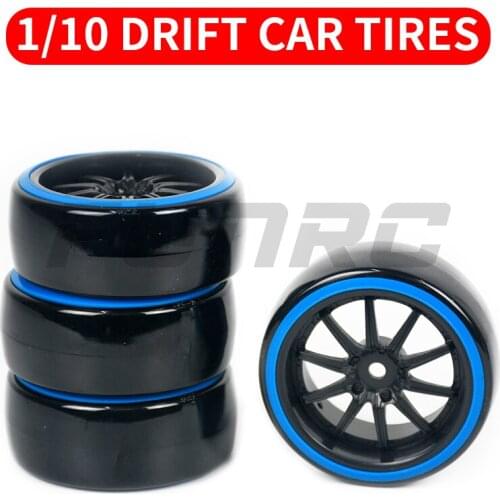 1:10 RC Parts Remote Control Model Car Shockproof Double Layer Drift Tire Tires Wheel with liner Suit 94123 Cherry Blossom CS/D4