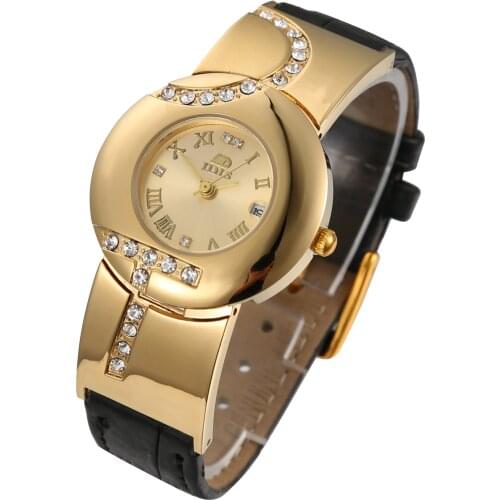 2020 IDIS New Style leather high quality leather watch fashion quartz women Ladies female student watch designer Wristwatches
