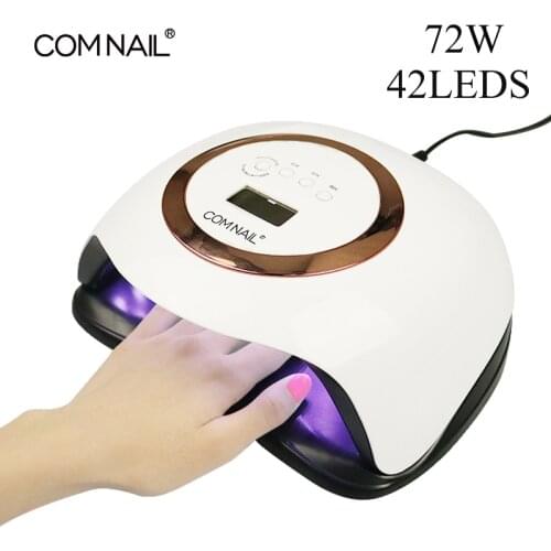 72W 42LEDs for Manicure Fast Drying Nail Dryer Smart Auto Sensor Curing All Kinds of Gels Salon Use Nail Lamp Nail Art Equipment