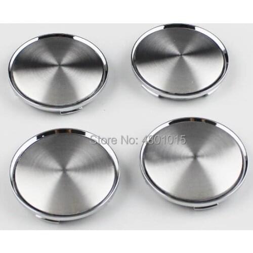 4x 56mm 60mm 63mm Aluminum Car Emblem Badge CD Auto Car Wheel Rim Cap Sticker Decals logo Wheel Center Cap Hub Dust-proof covers