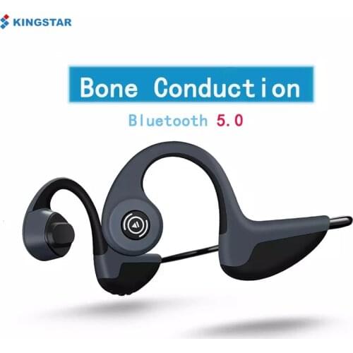 KINGSTAR Z8 Bluetooth 5.0 Wireless Headphones Bone Conduction Earphone Outdoor Sport Headset with Microphone Handsfree Headsets