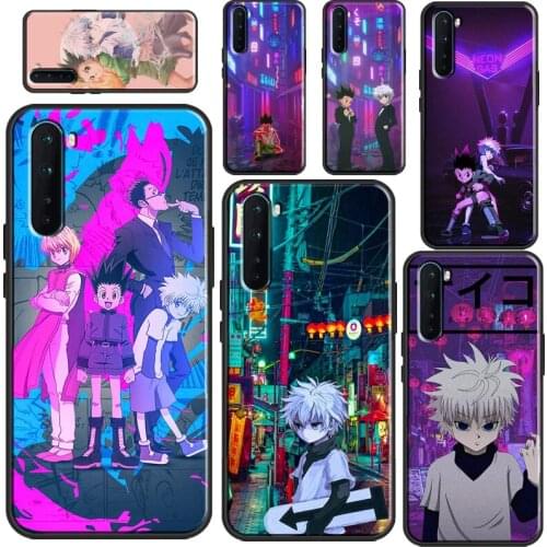 Hunter X Hunter Neon Case For OPPO Realme 8 Pro 6 7 Q3 Pro GT Neo C3 C15 C21 Cover For OnePlus 9 8 Pro 8T Nord
