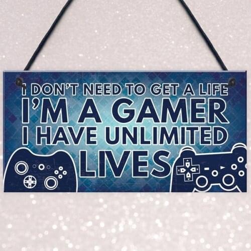 Gamer Gaming Bedroom Gifts Funny Novelty Christmas Birthday New Year Gift for Son Brother Boyfriend