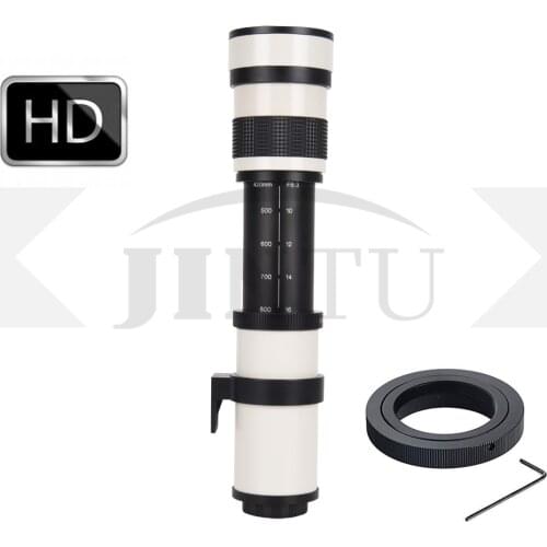 JINTU 420-800mm f/8.3 Manual Telephoto Lens for Sony a7r, a7s, a7, a6500, a6300, a6000, a5100, a5000, a3000, NEX-7, NEX-6, 5T