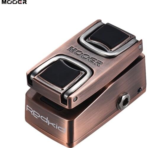 MOOER RedKid Talk Wah Guitar Effect Pedal Pressure Sensing Switch True Bypass Full Metal Shell