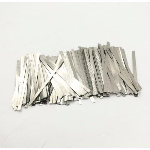 100pcs 0.1 x 4mm x 100mm 18650 Battery Spot Welding Machine Welder Equipment Nickel Plated Steel