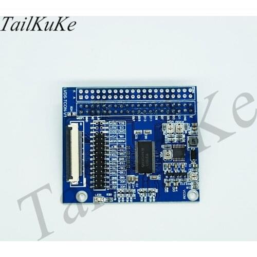Single 8-channel TTL to LVDS Adapter Board with VGH.VGL.AVDD.VCOM Four-way Adjustable Voltage