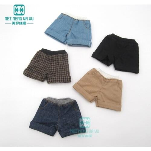 Fits Blyth Azone 1/6 doll clothes fashion cuffed shorts black, khaki, brown