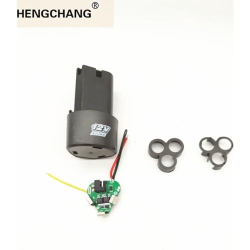 Screwdriver 3s bms 12.6V 18650 hand electric drill pcb with battery storage case box holder nickel hand drill accessories