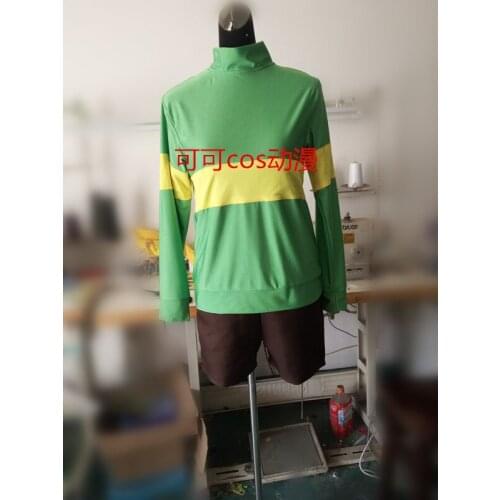 Undertale Protagonist Frisk The Human Little Buddy Weirdo kiddo Game Only Hoodie Cosplay Costume