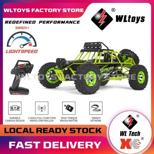 WLtoys 12428/12427 RC Car 4WD 1/12 2.4G 50KM/H High Speed Monster Vehicle Remote Control Car RC Buggy Off-Road Car
