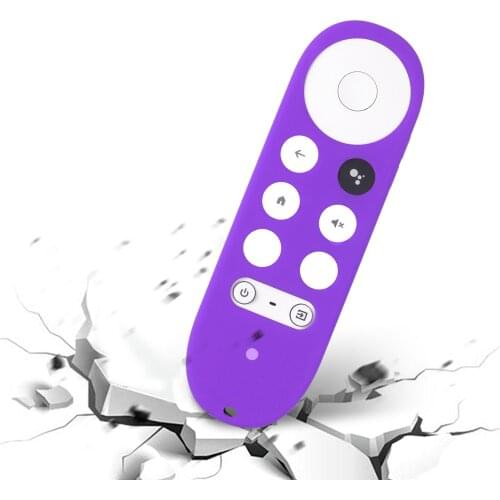 TV Remote Control Protective Case For Google TV 2020 Voice Remote Shockproof Holder Skin Silicone Case Protective Cover