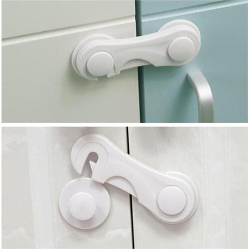 10pcs Multi-use Baby Drawer Lock Plastic Child Security For Cabinet Refrigerator Window Closet Protect Toddler Safety Protector