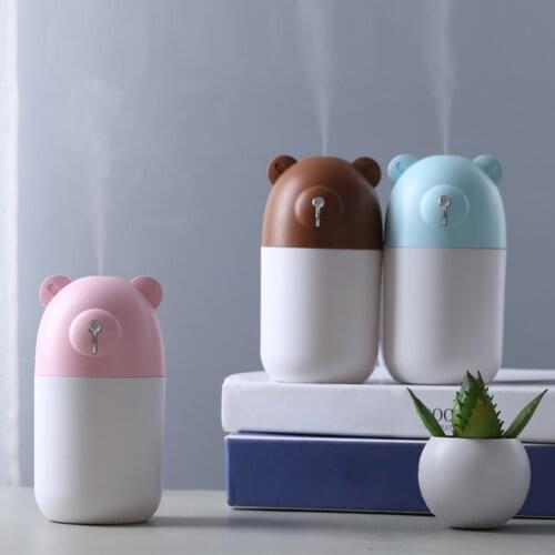 280ml Cool Mist Humidifiers for Bedroom 7 Color Lights Aromatherapy Diffuser
