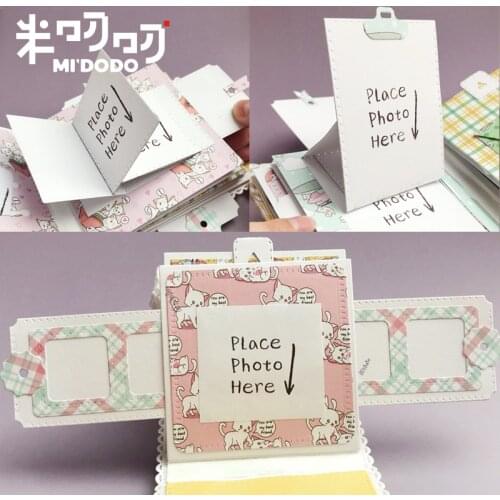 3 in 1 Interactive Metal Cutting Dies 2020 For Scrapbooking DIY Paper Mini Album Midodo Craft Die Cut