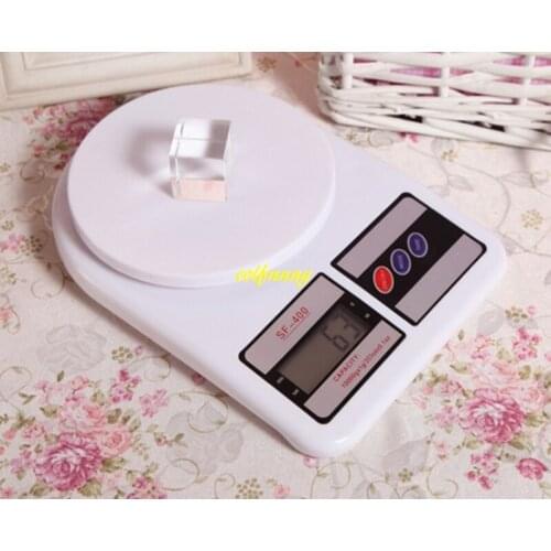 50pcs/lot 1kg/0.1g,5kg 7kg 10kg/1g Digital Scale Kitchen Platform weight Electronic balance Baking Measure Food Cooking tool