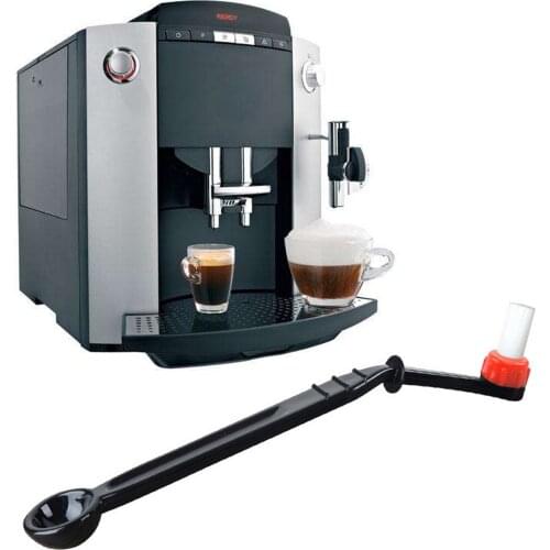 Behogar 2 in 1 Multi-functional Anti-scald Cleaning Brush Tool with Replacement Head for Semi-automatic Coffee Machine