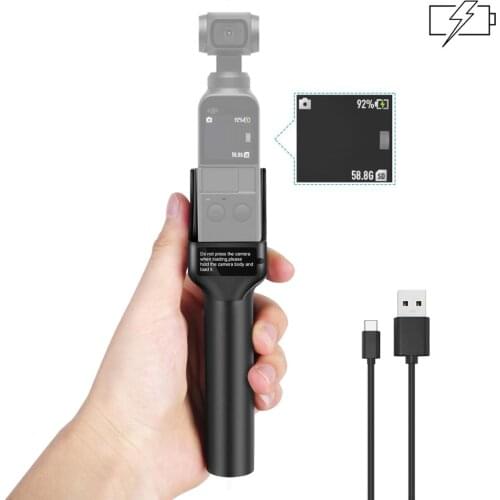 Neewer Pocket Charging Case Power Bank For DJI OSMO Pocket Camera 6700mAh Fast Charging Battery Grip + Type-C USB Charging Cable