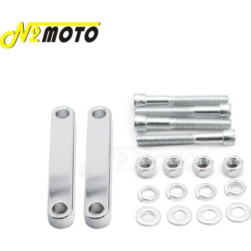 23" 26" Front Fender Spacer Bracket Kit For Harley Street Glide FLHX Road Glide FLHR Road King FLTR Electra Glide FLHT FL Trike