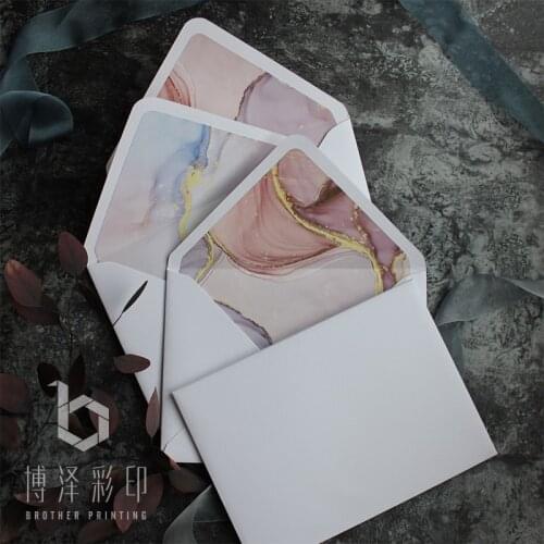 5pcs/pack Western Texture Envelopes Paper Envelopes For Letter Greeting Cards Wedding Party Invitation 140mmX190mm