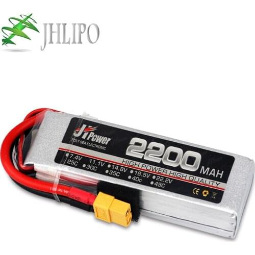 JH Lipo battery 2200mAh 75C 6S 22.2V Helicopter RC battery Drone for RC airplane car boat RC car parts Lithium Battery