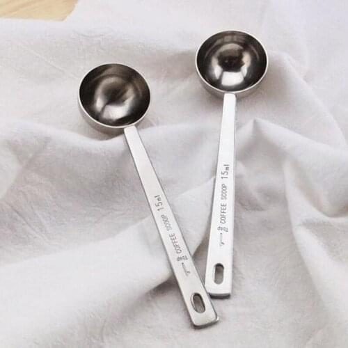 Stainless steel fruit powder spoon sugar milk powder seasoning spoon metal coffee measuring spoon