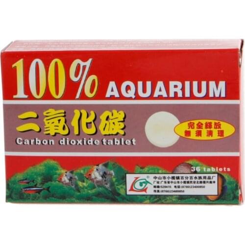 New 1 Box 36pcs Aquarium CO2 Carbon Dioxide Tablets For Plants Aquarium Fish Tank Diffuser Plant Aquario Accessory