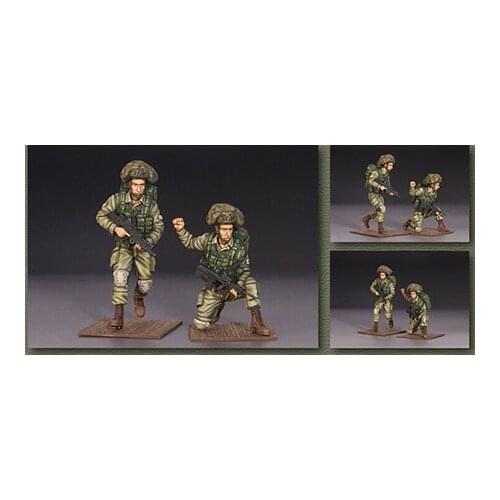 New Unassembled 1/35 Modern Infantry move (2 figures) Resin Figure Unpainted Model Kit