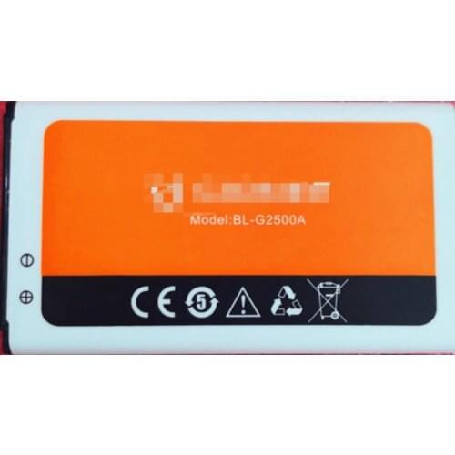 Original size battery 3.7V 2500mAh for GIONEE BL- G2500A cell phone battery