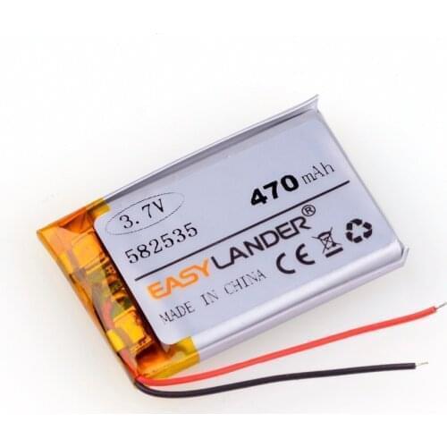 582535 602535 470mAh Rechargeable Li-Polymer Battery For DVR MP3 MP4 MIO papago QStar parkcity MYSTERY Karkam tachograph