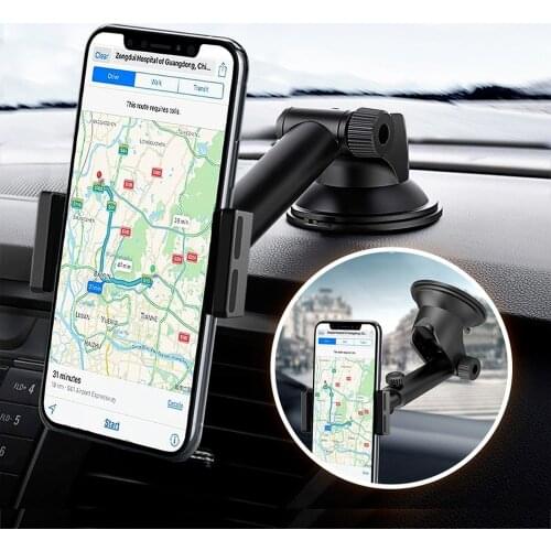 Dashboard Car Phone Holder 360 Degree Rotation Alloy Car Bracket for 3.5-6.8 inches Mobile Phone Universal Car Phone Holder