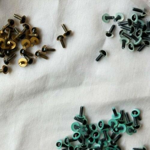 Wool for felting wool roving fiber Perfect in Wet and needle Felting doll cat and doll use Accessories eyes 9mm total 5pairs